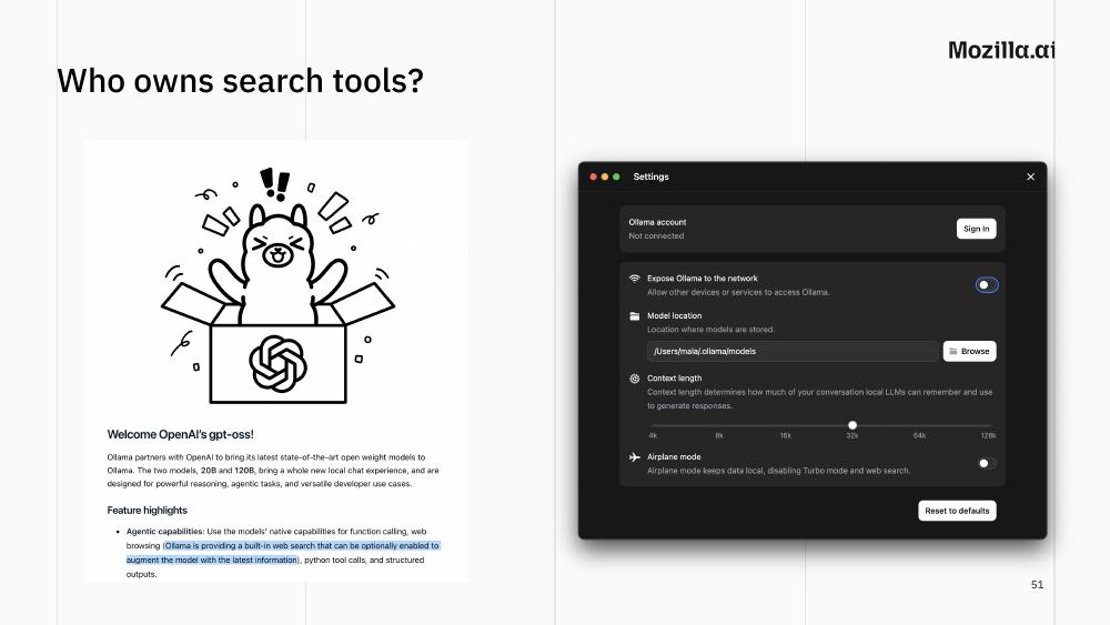 Slide 51: Who owns search tools?